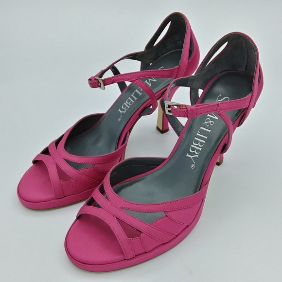 Sam & Libby Shoes - SAM & LIBBY | BROOKE Cerise Pink High Heel Sandal